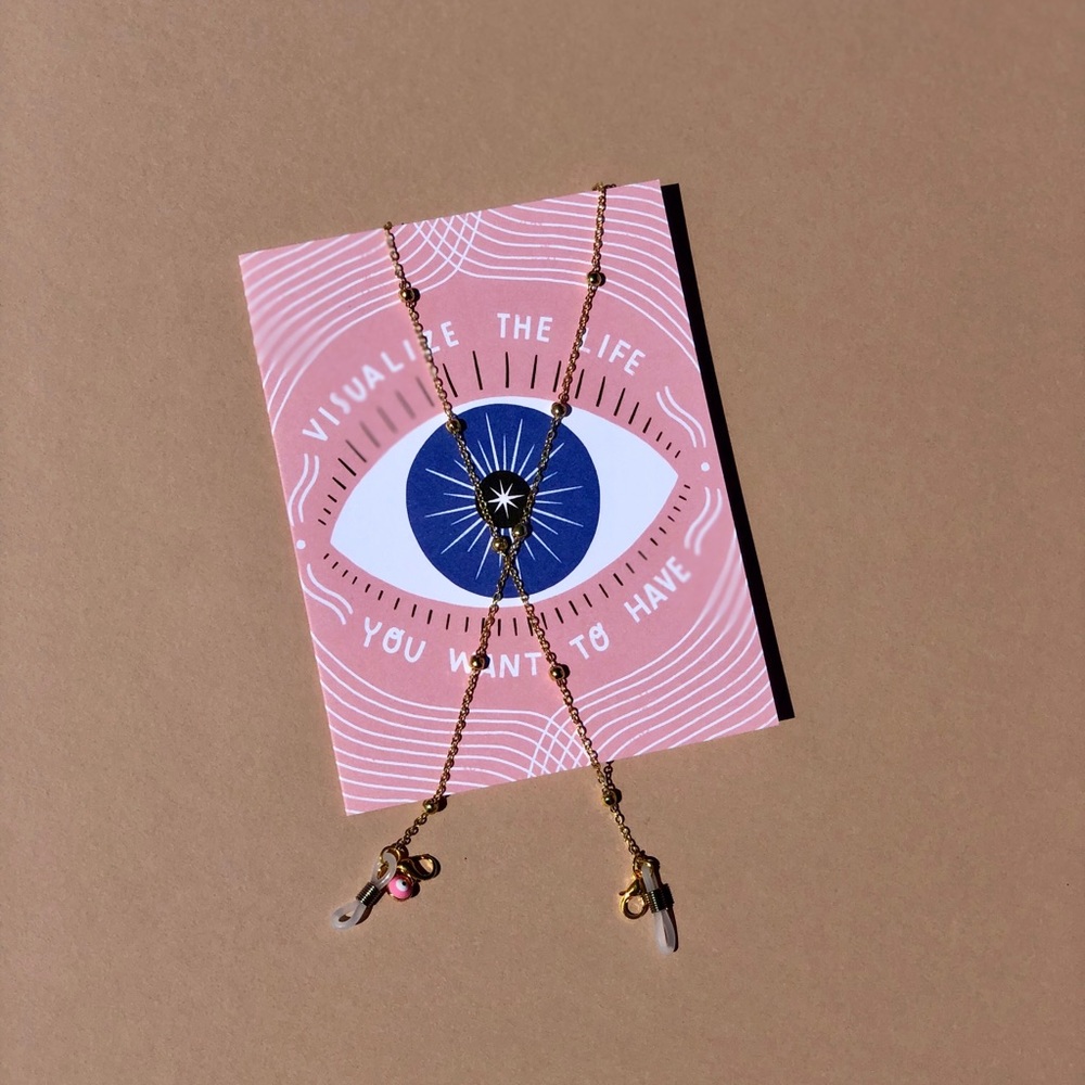 The Charm Offensive Mask & Sunglasses Chains😷🧿📿